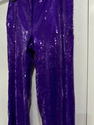 Laquan Smith Low-rise Sequin Pant