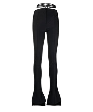 Mugler Low Back Tie Pant