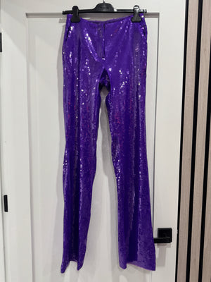 Laquan Smith Low-rise Sequin Pant