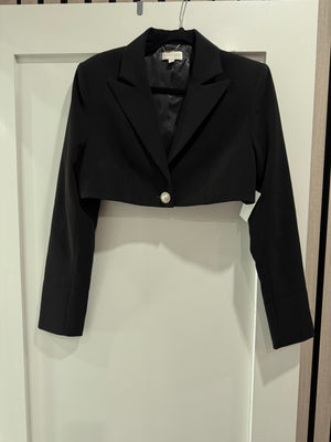 Ronny Kobo Crop Blazer