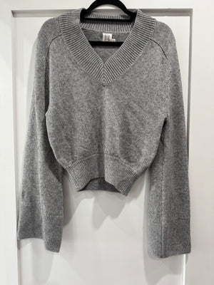 HELSA Knit V-Neck Top