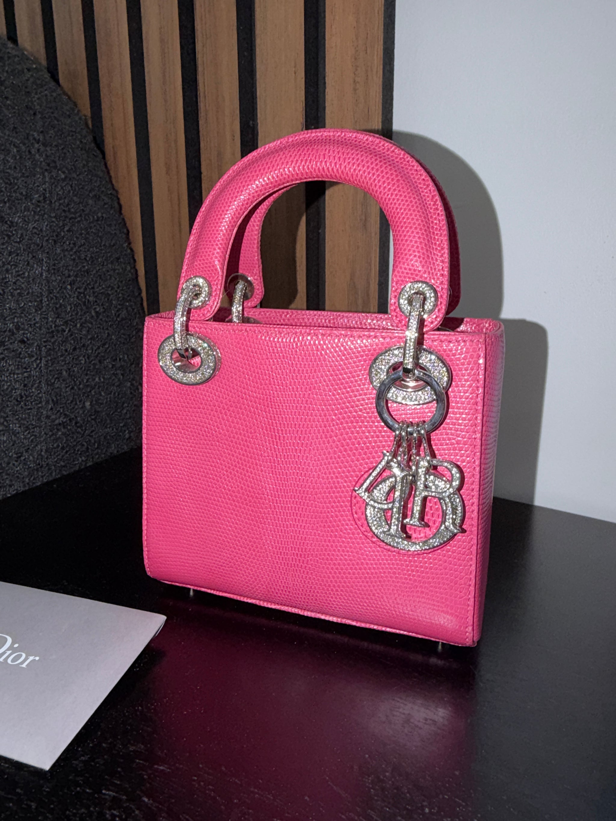 Lady Dior Lizard Crystal Charms