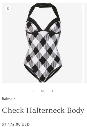 BALMAIN Knit Bodysuit