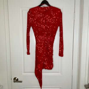 Red Fashionova Sequin Dress