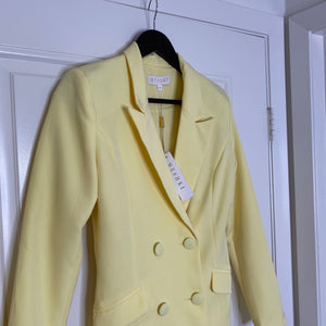 Yellow Meshki Blazer Dress