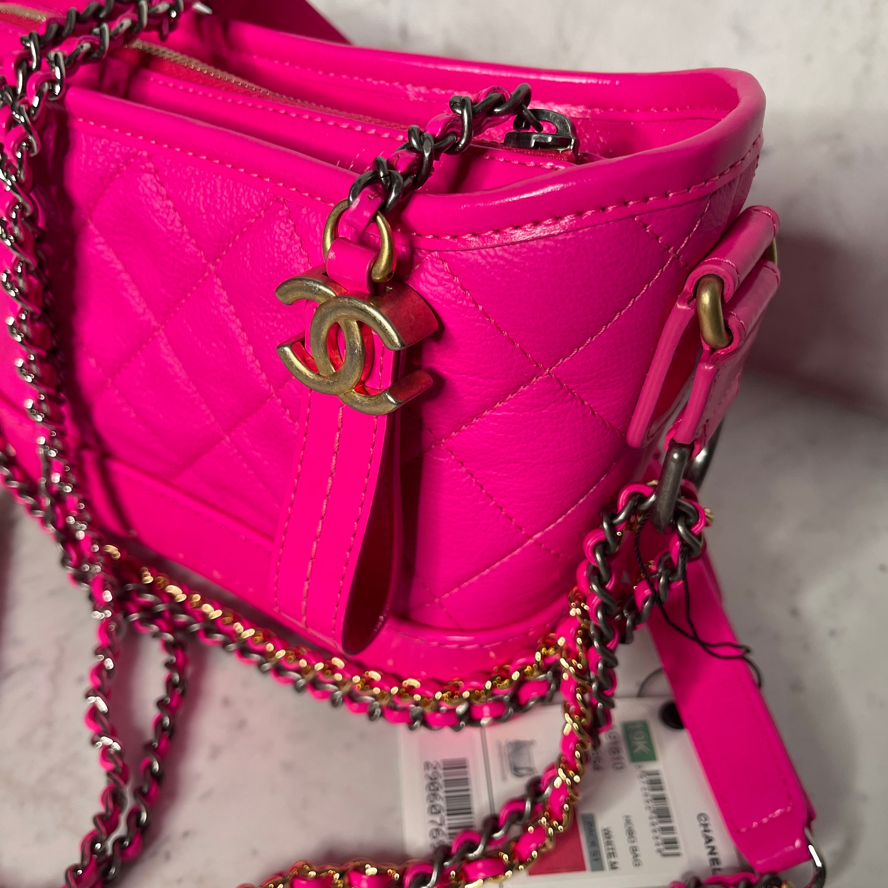 hot pink chanel bags